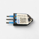 [SCAME 1063000] Enchufe  Macho Volante Convert 2P+T 10 Amp NEGRO