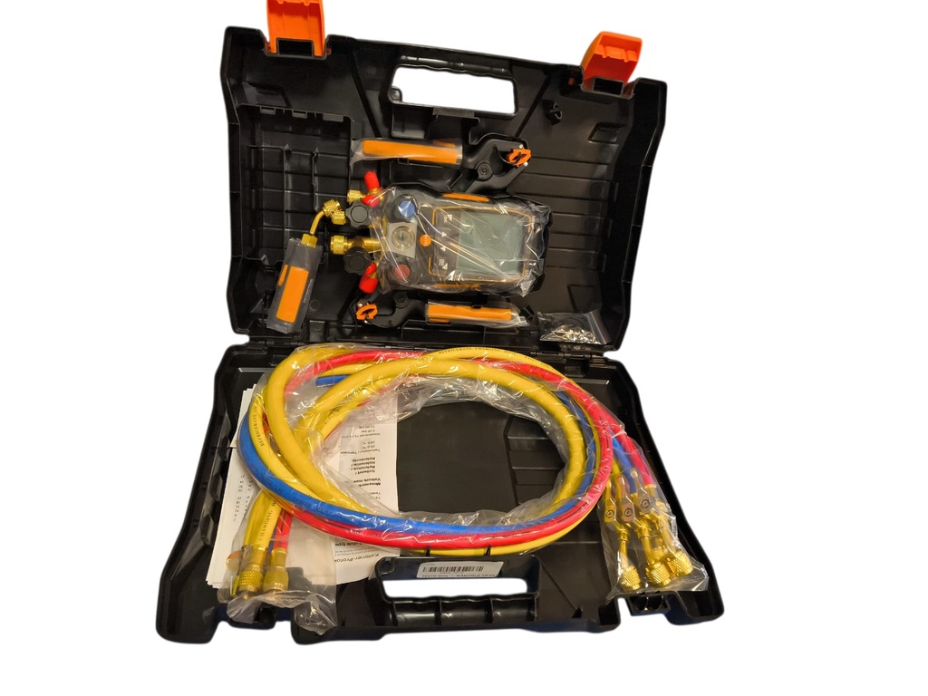 TESTO 557s - MANIFOLD SMART CON SENSORES INALAMBRICOS DE TEMPERATURA ,VACIO Y MANGUERAS
