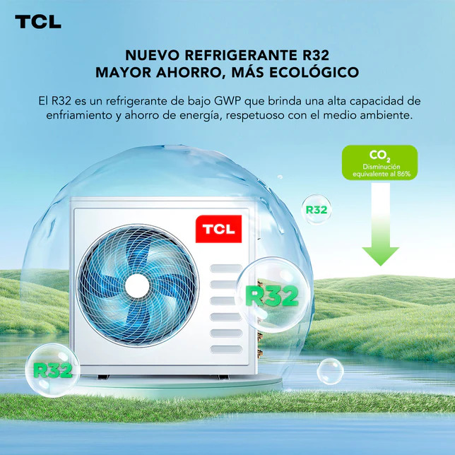 TCL MODELO BREEZEIN 2.0 AIRE ACONDICIONADO SPLIT 24000 BTU INVERTER FRIO/CALOR R32