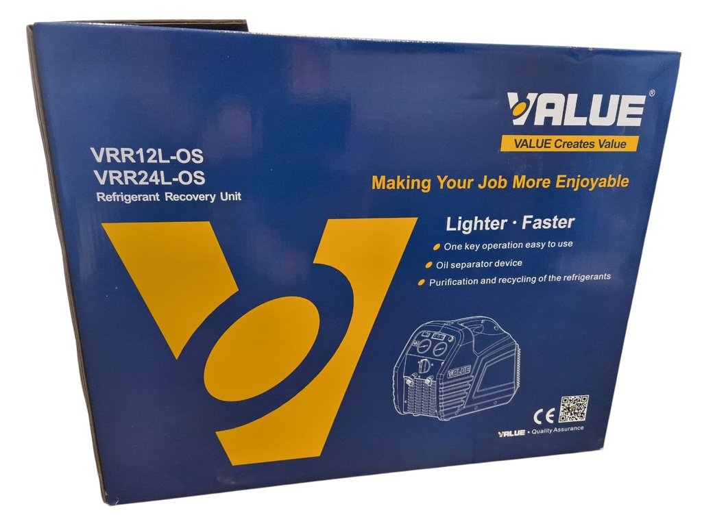 VALUE VRR12L-OS / RECUPERADORA DE GAS
