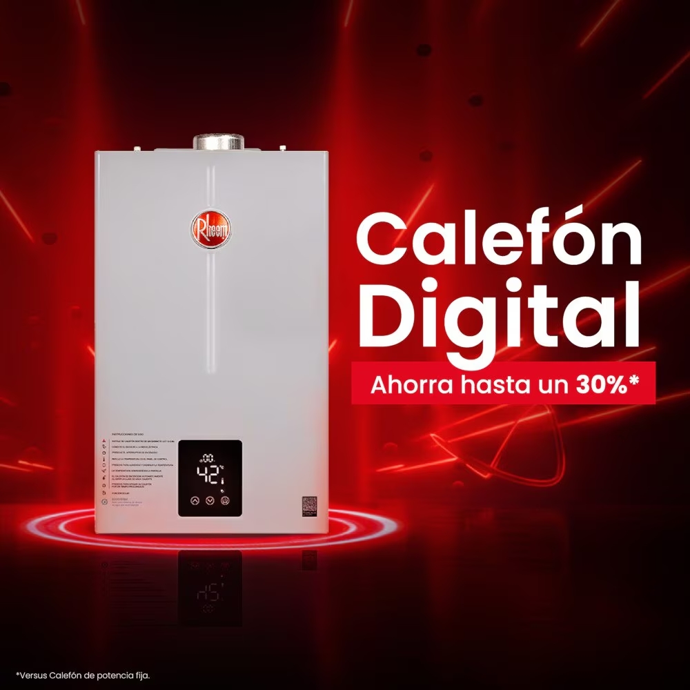 CALEFONT 14 LITROS GAS LICUADO TIRO FORZADO Rheem