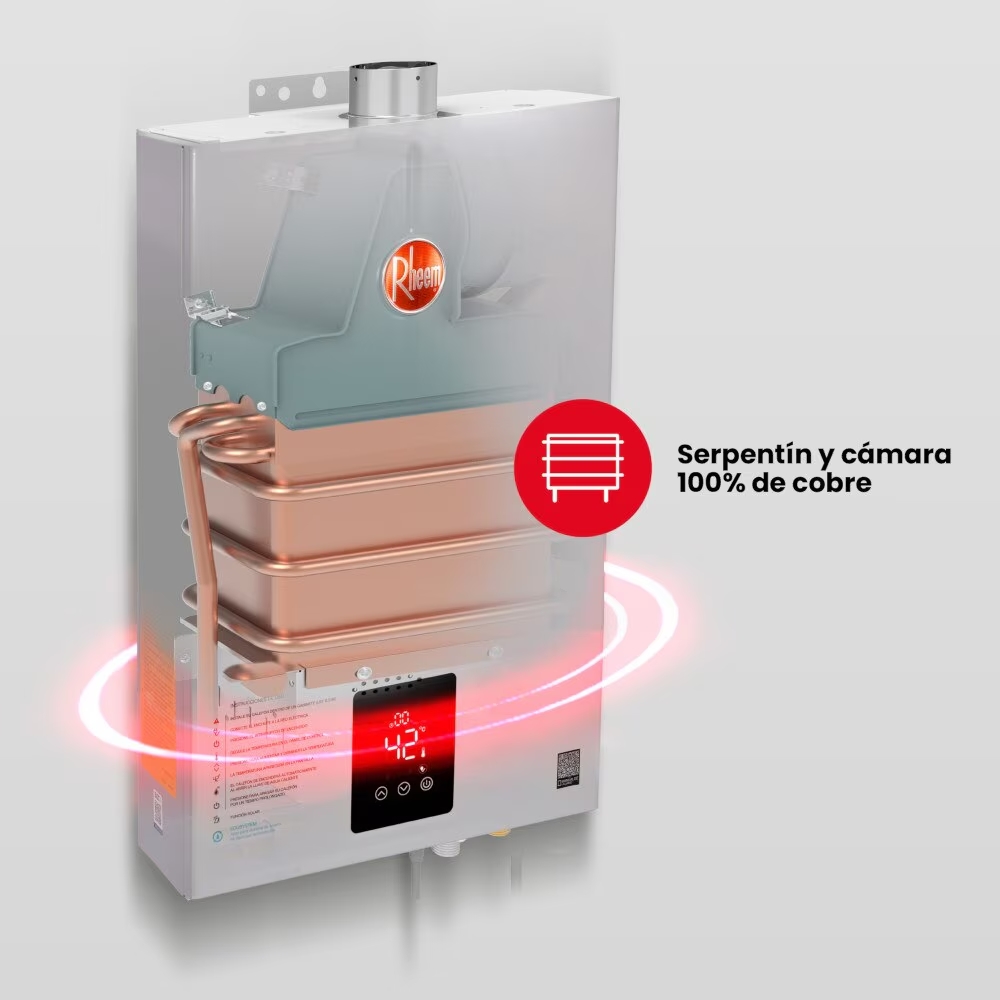 CALEFONT 14 LITROS GAS LICUADO TIRO FORZADO Rheem