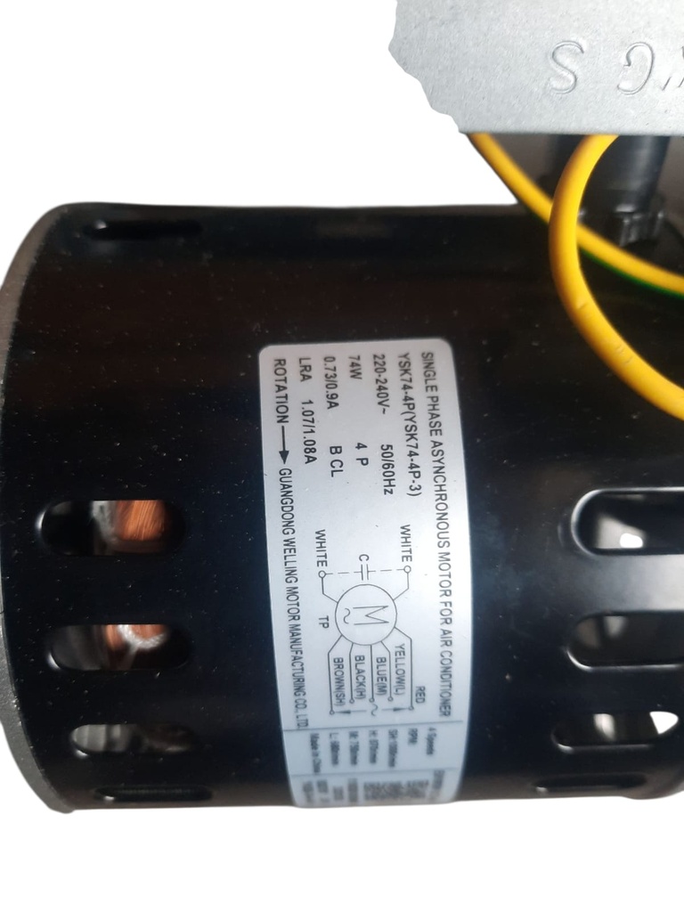 Motor ventilador y rodetes  Ducto18K MIDEA