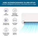 Aire Acondicionado Inverter AWNO Ecoflow split muro 24000 BTU R32