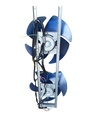Ventilador Dual 220v Aspa 460x152 Incluye Motor Ventilador