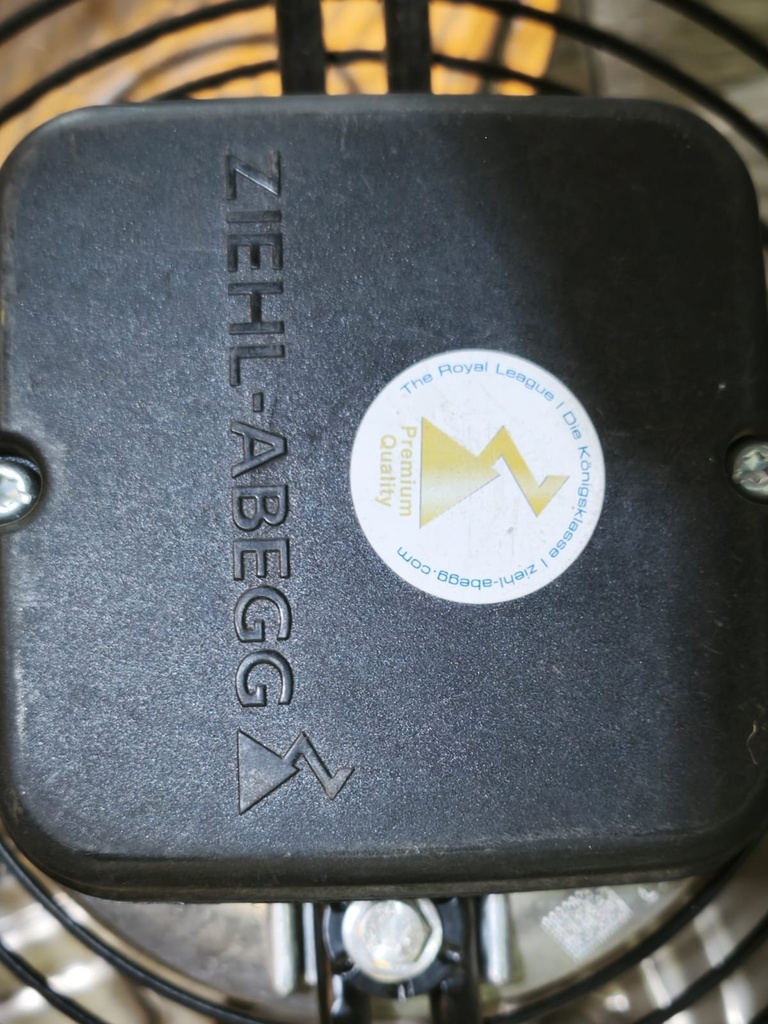 VENTILADOR INDUSTRIAL Fabricante ZIEHL-ABEGG 230V