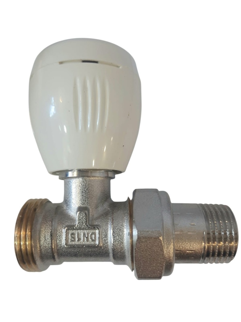 VALVULA RADIADOR RECTA DOBLE REG. 1/2