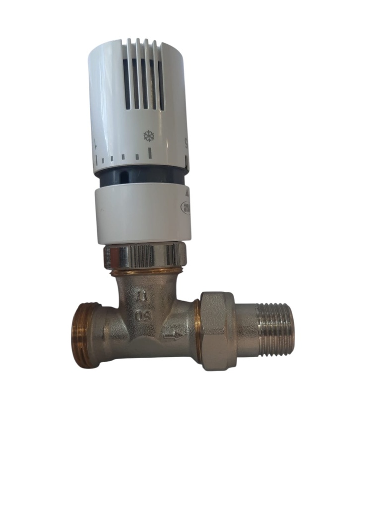 KIT VALVULA TERMOSTATICA RECTA 1/2" PEX EUROKONO
