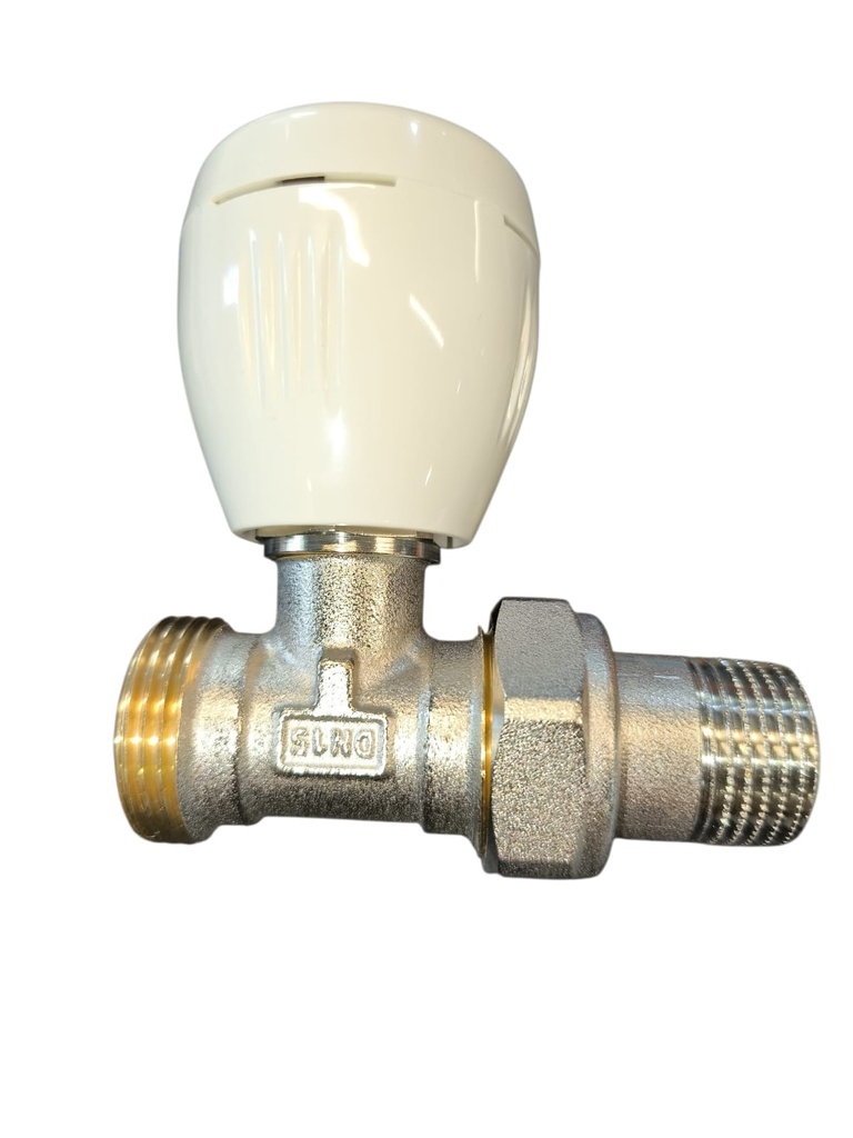 VALVULA RADIADOR RECTA DOBLE REG. 1/2 para Eurok