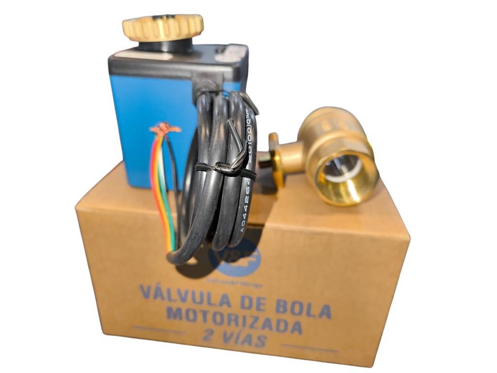 Valvula motor bola V&F 3/4" 2 vias