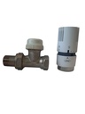 VALVULA TERMOSTATICA RECTA 1/2" para PEX EUROKONO