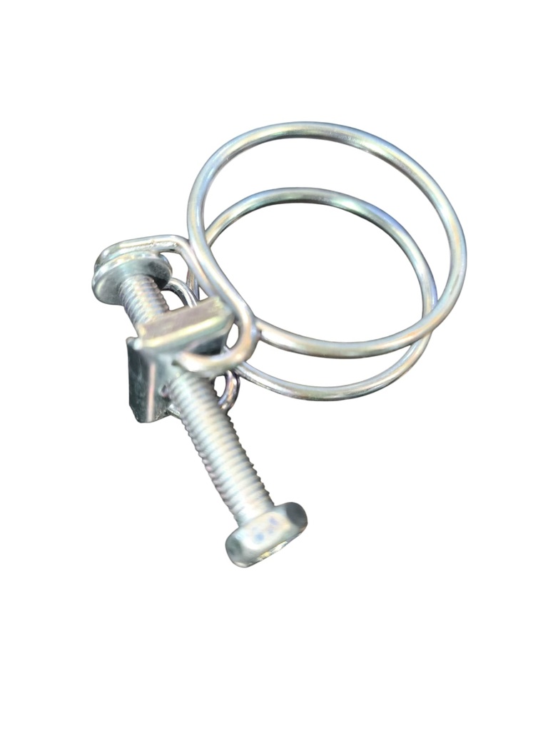 Abrazadera de alambre doble