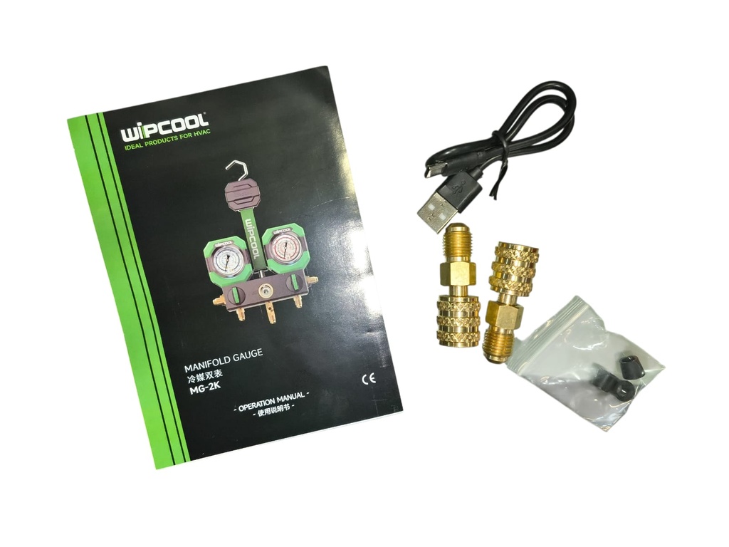 MANOMETRO Wipcool R32, R410 con mangueras