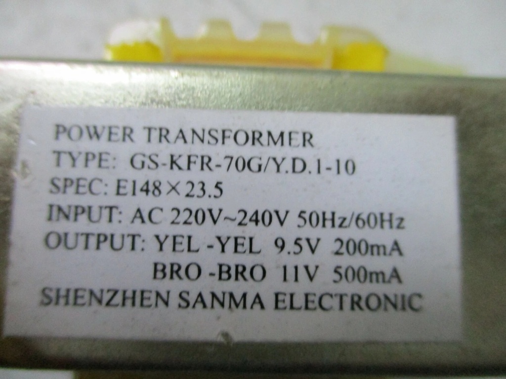 Transformador KFR-70G/Y.D.1-10