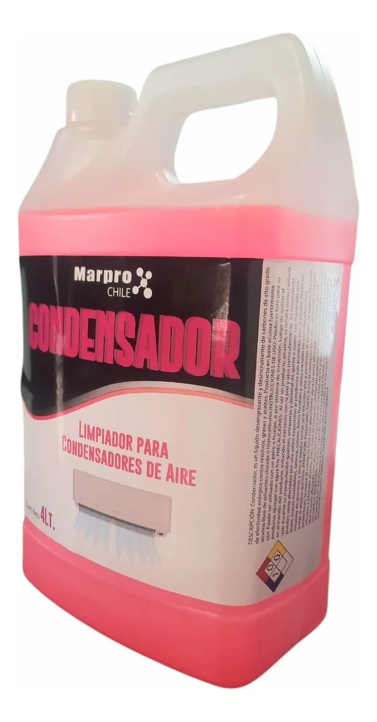 Liquido Limpiador para Condensador (Unidad interior ) 4 Litros Marpro.
