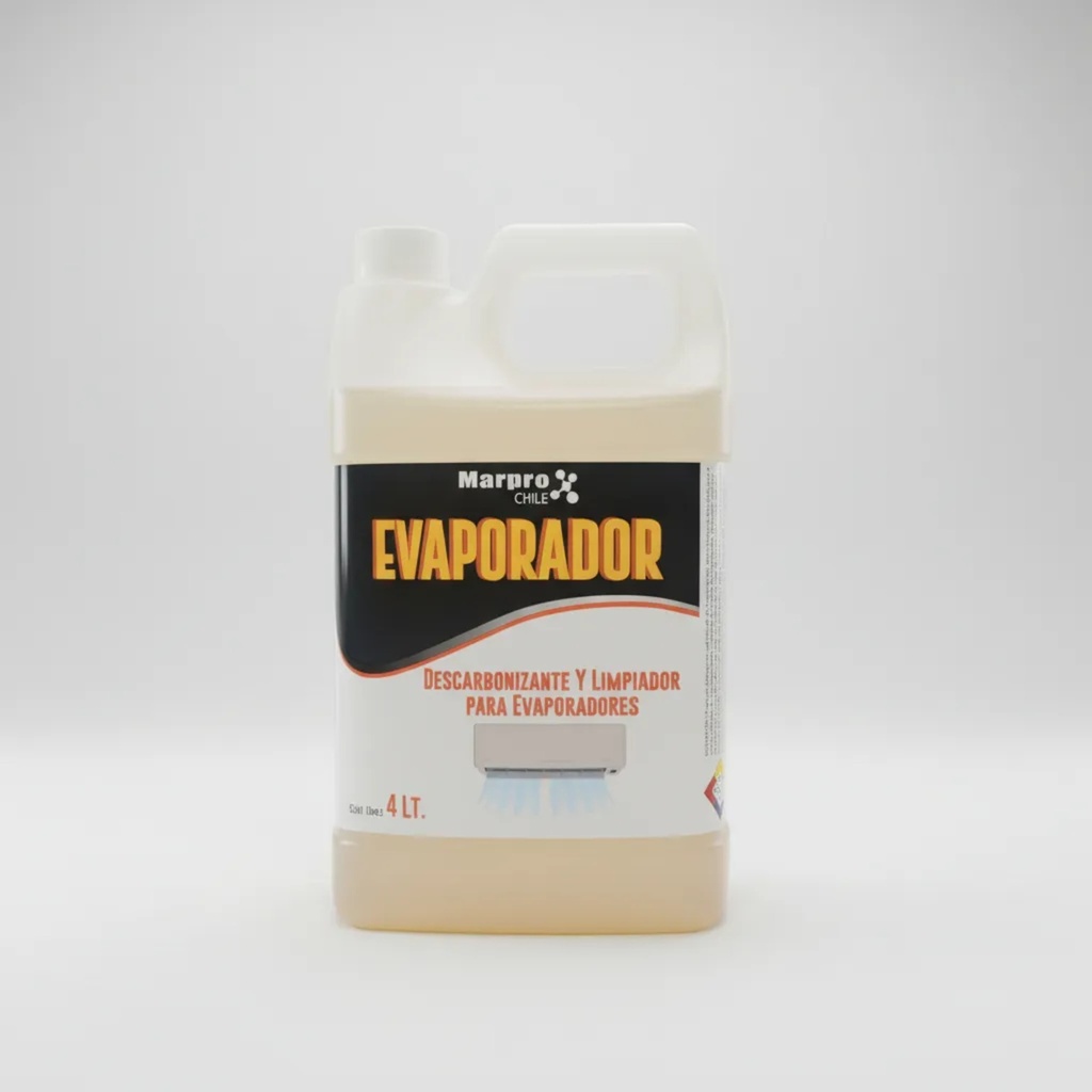 Liquido Descarbonizante Limpiador para Evaporador (Unidad Exterior ) 4 Litros Marpro.