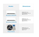 Multisplit Midea Breezeless Unidad Exterior 18.000 BTU R32