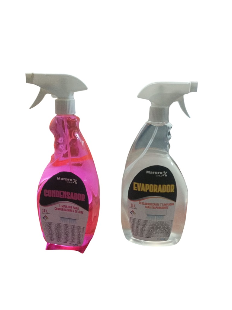 Kit Liquidos de Limpieza para Aire Acondicionado 1litro c/u Marpro