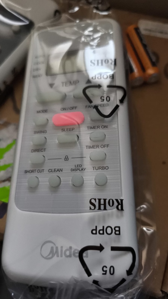 Control Remoto RG51B/ (1) EU1 MIDEA