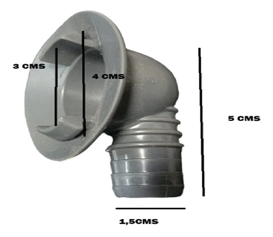 Conector Drenaje, Boquilla Ancha desague AC