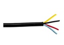 Cordon Flexible Negro 4x1.5mm FVK x metro