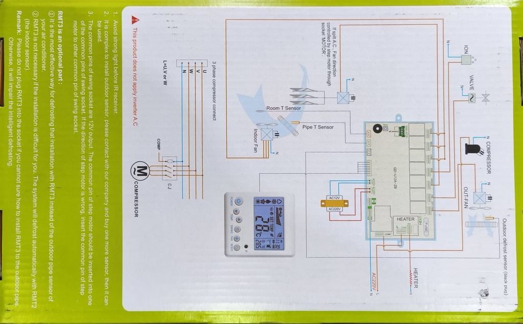 TARJETA UNIVERSAL CONTROL QDU12A