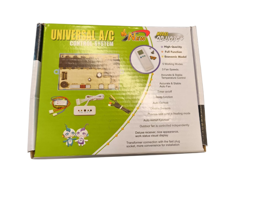 TARJETA UNIVERSAL PARA AIRE ACONDICIONADO ON OFF mod. QDU03C