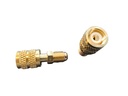 Adaptador  1/4" M (R22) x 5/16" H (R410) GENERICO