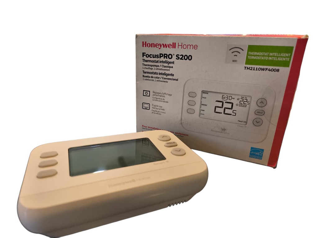 TERMOSTATO Digital No Programable 1HEAT 1 COOL HONEYWELL TH2110WF4008/U WIFI