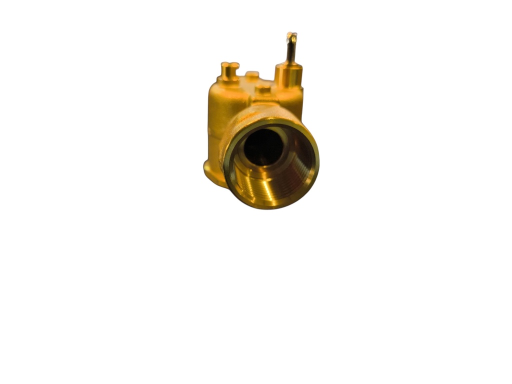 Cuerpo de válvula dos vías tipo vástago, diámetro 3/4", conexión NPT