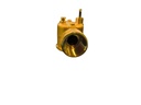 Cuerpo de válvula dos vías tipo vástago, diámetro 3/4", conexión NPT