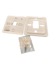 KIT TERMOSTATO DIGITAL CONFIGURABLE HONEYWELL PARA FAN COIL. INCLUYE PLACA MURO