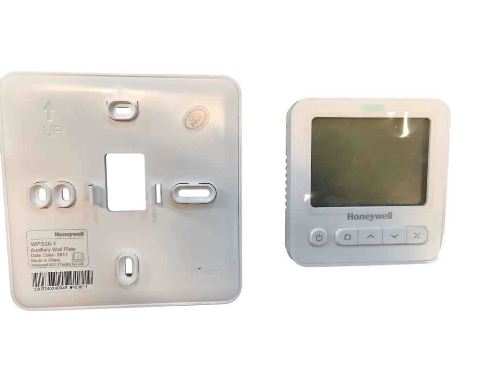 KIT TERMOSTATO DIGITAL CONFIGURABLE HONEYWELL PARA FAN COIL. INCLUYE PLACA MURO