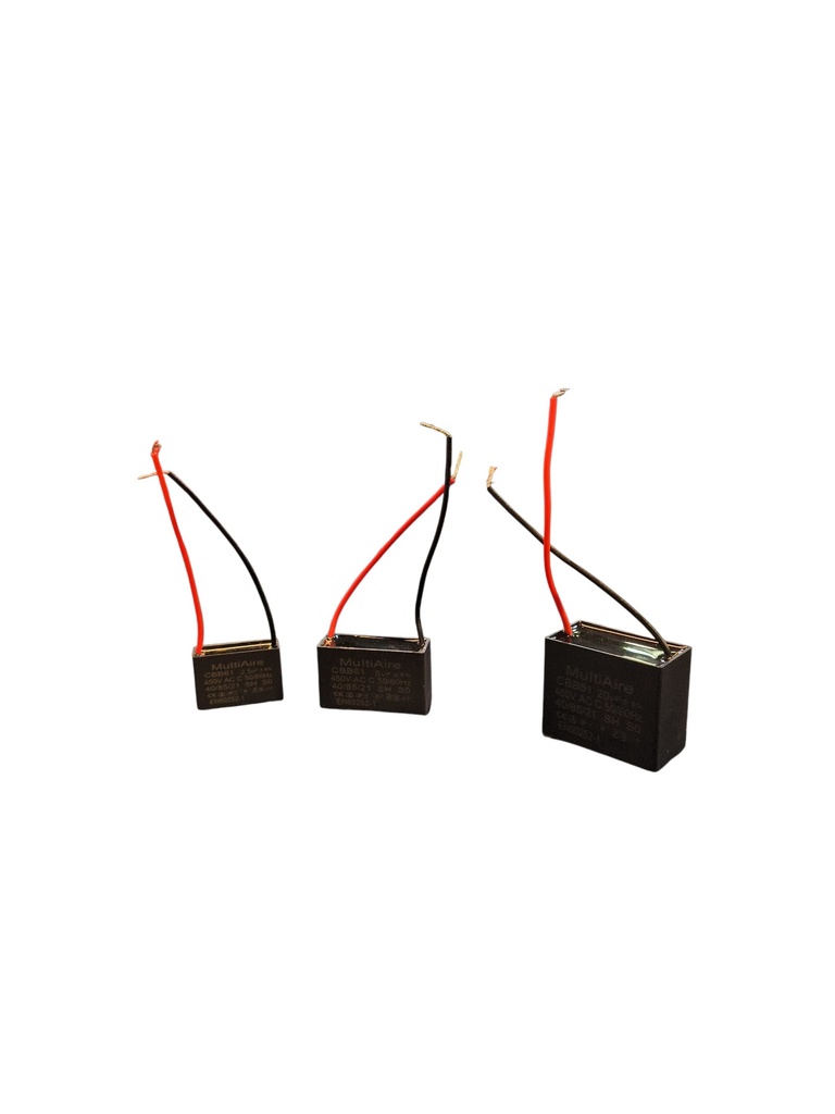 CAPACITOR PERMANENTE CUADRADO 10 UF MFD 450 VAC