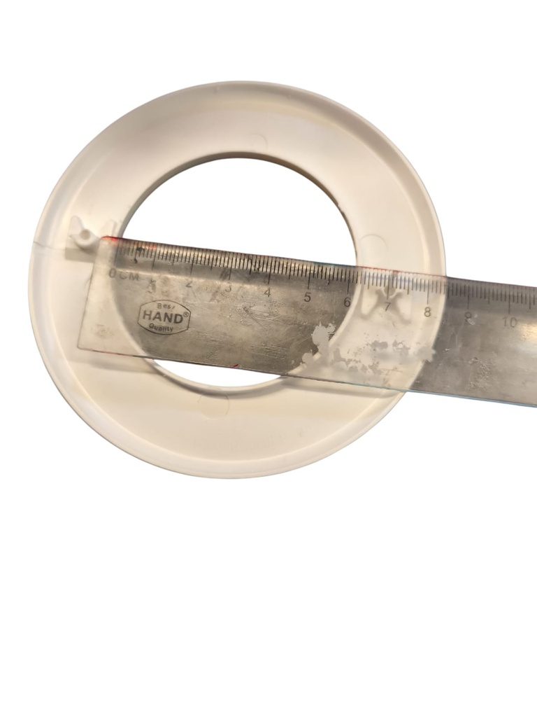Roseta Embellecedor para agujetos de tuberias (6,5cm)