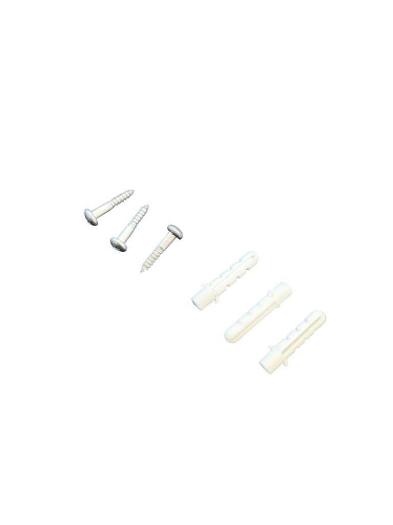 Kit de fijación tornillos y tarugos plásticos