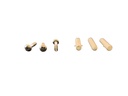 Kit de fijación tornillos y tarugos plásticos 6mm