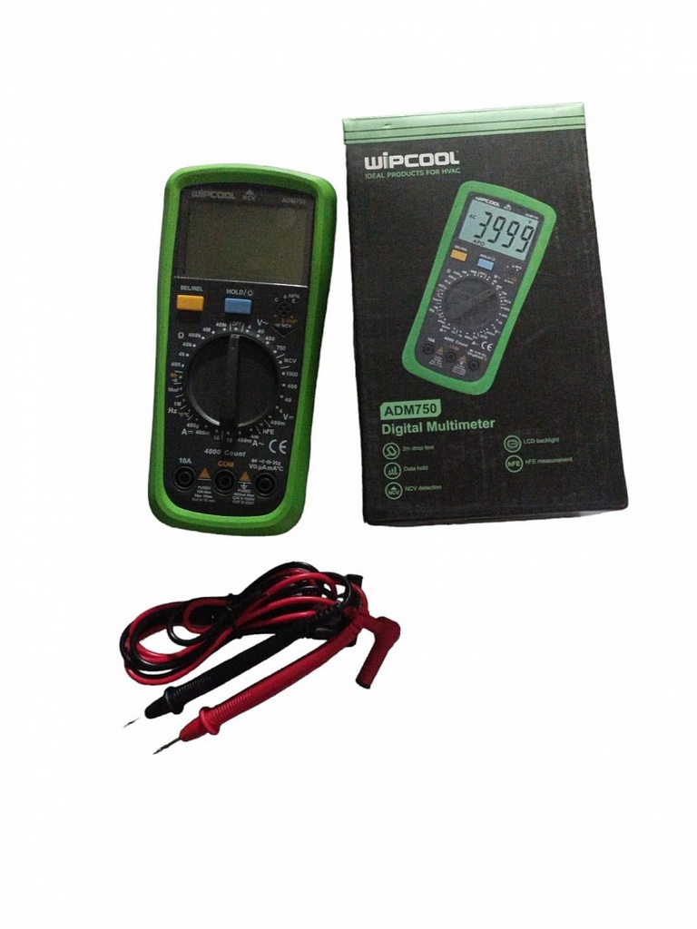 MULTITESTER DIGITAL PANTALLA LCD WIPCOOL