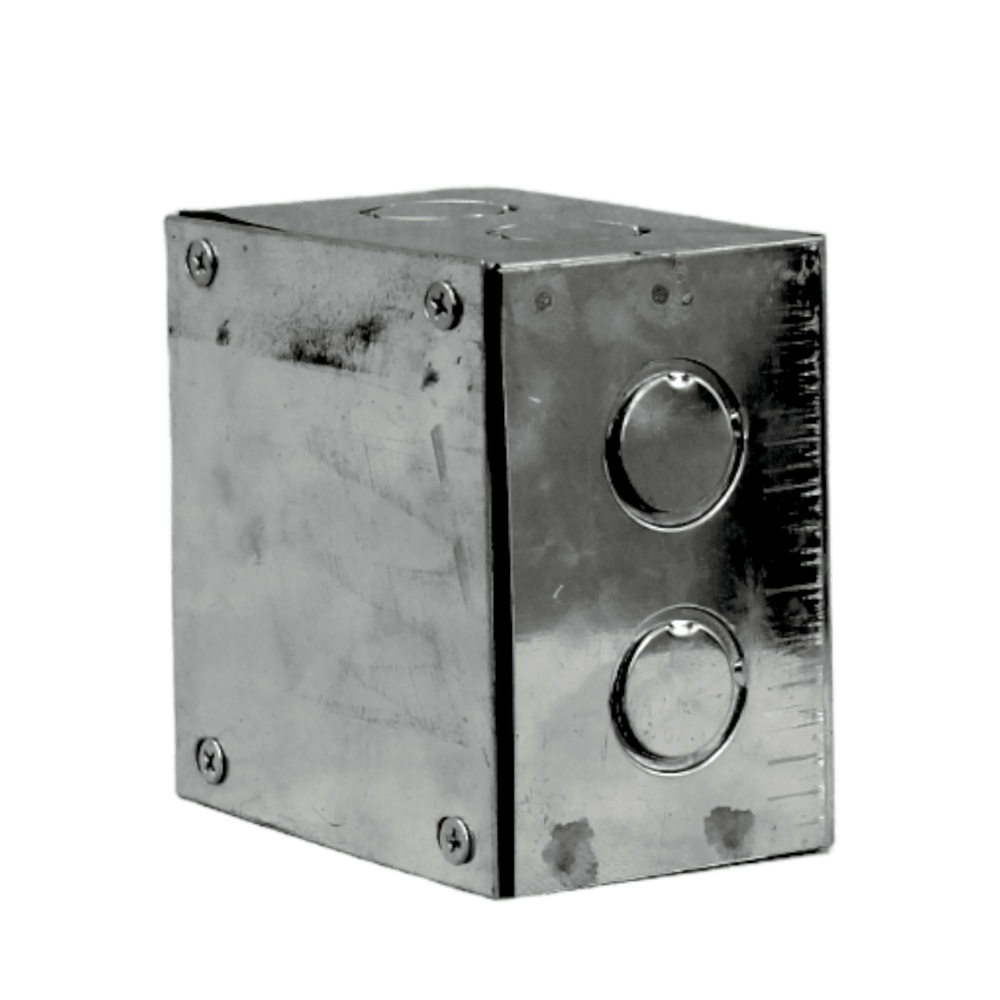 Caja Pre-Galvanizada pre-Picada 150 x 150 x 100 mm TAPA Y EMPQ