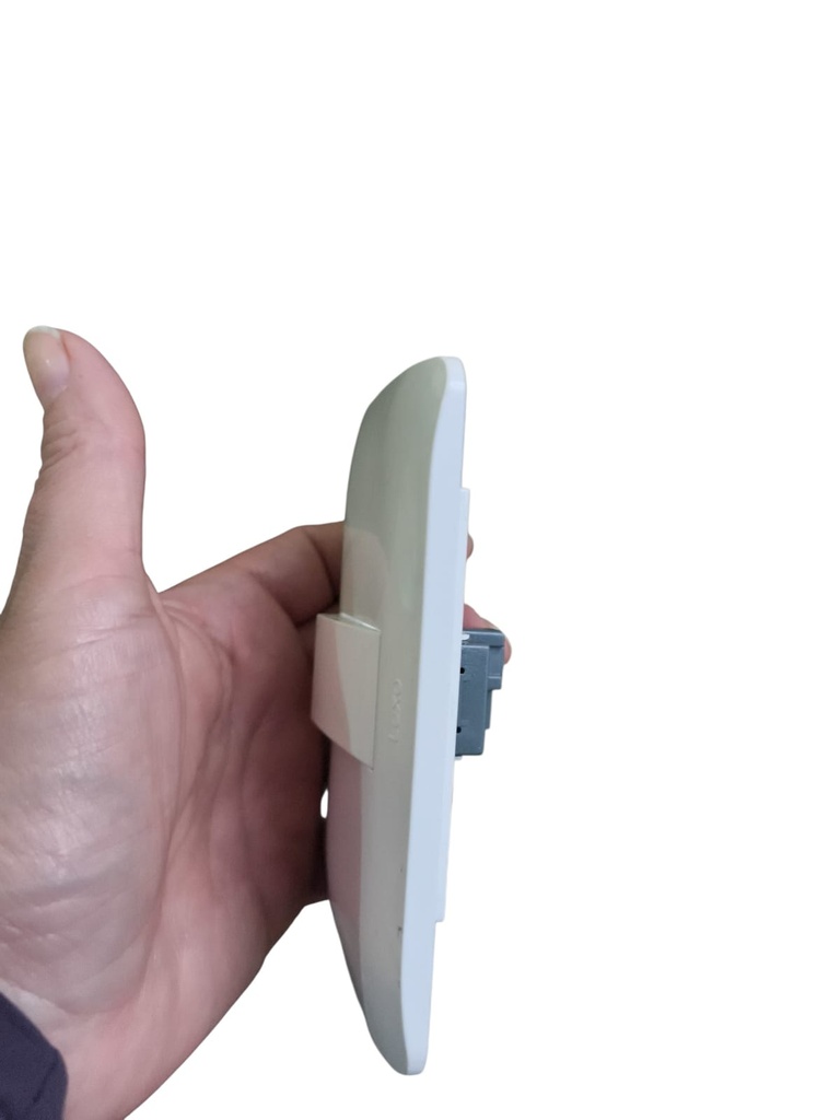 nterruptor Simple 9/12 10a 250v, Blanco Armado Lexo
