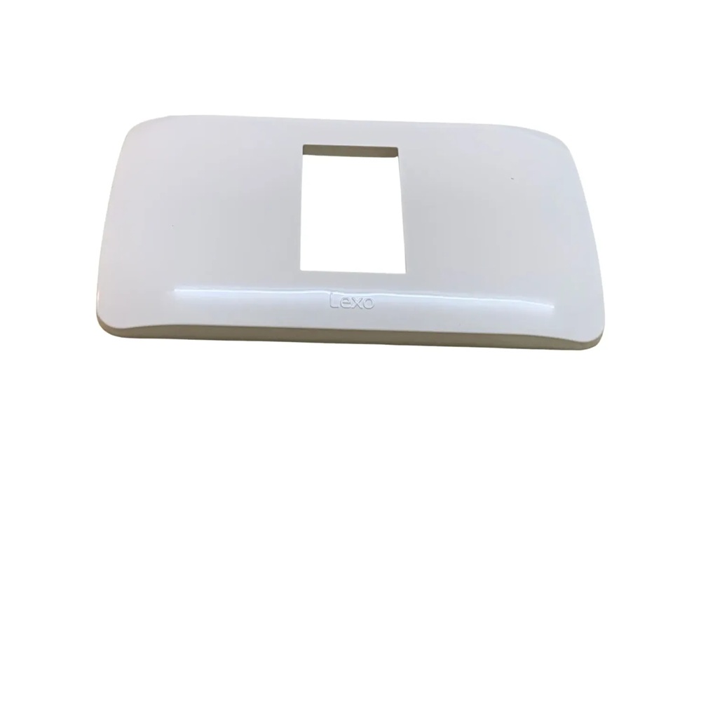 Placa Tapa 1 Modulo Color Blanco - Lexo -sin Soporte
