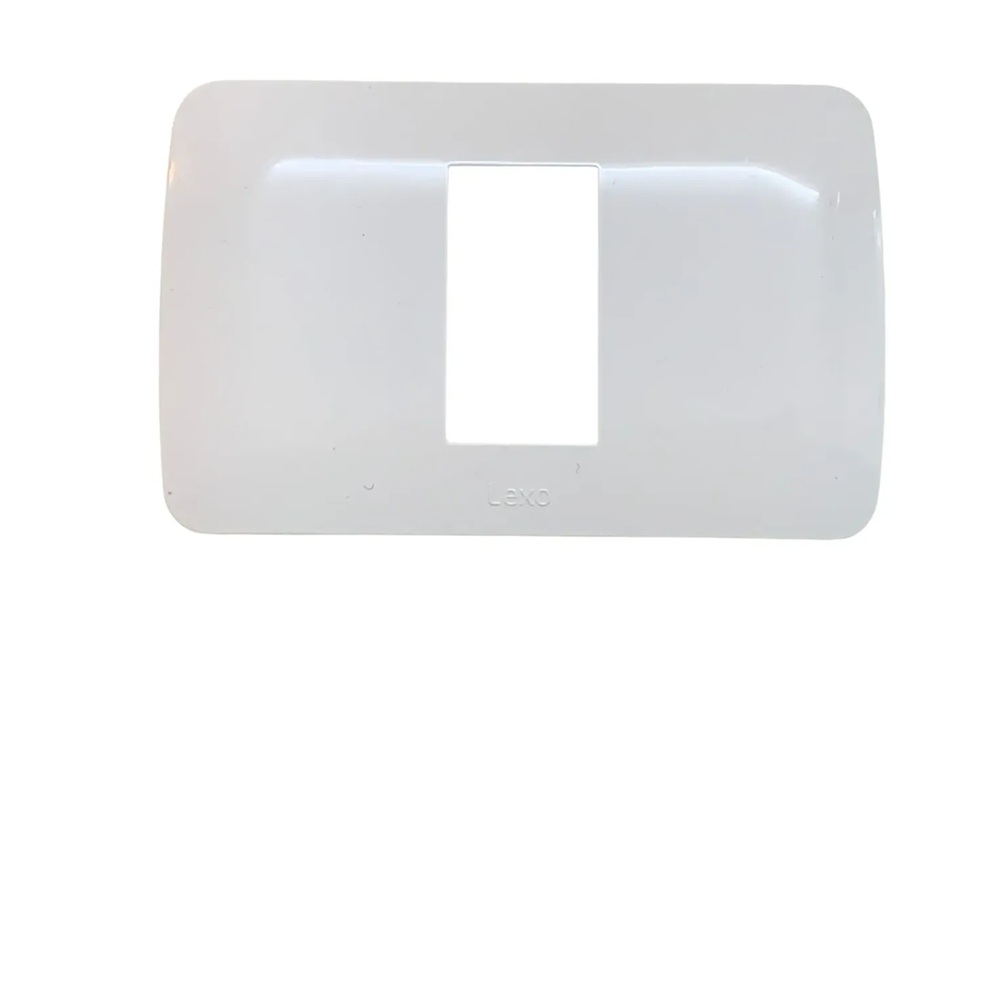 Placa Tapa 1 Modulo Color Blanco - Lexo -sin Soporte