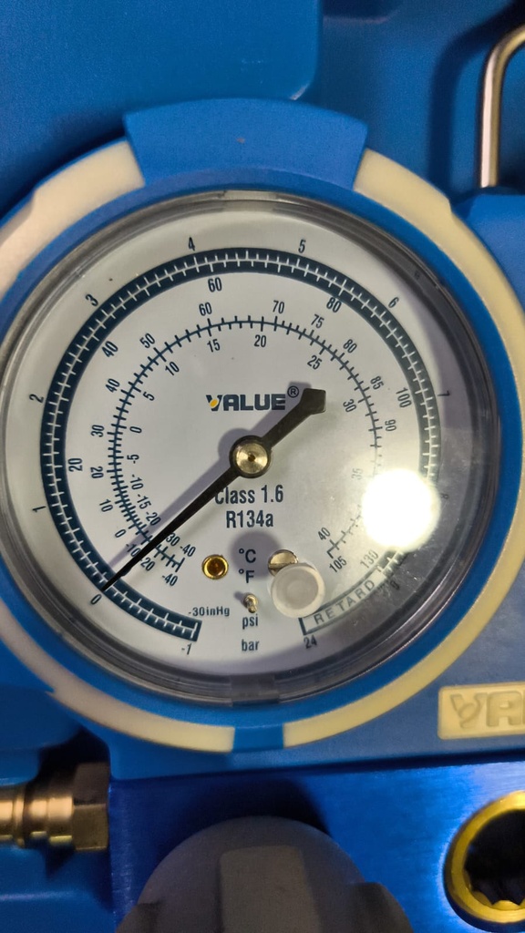 MANOMETRO 68mm R134a (MALETA) VALUE