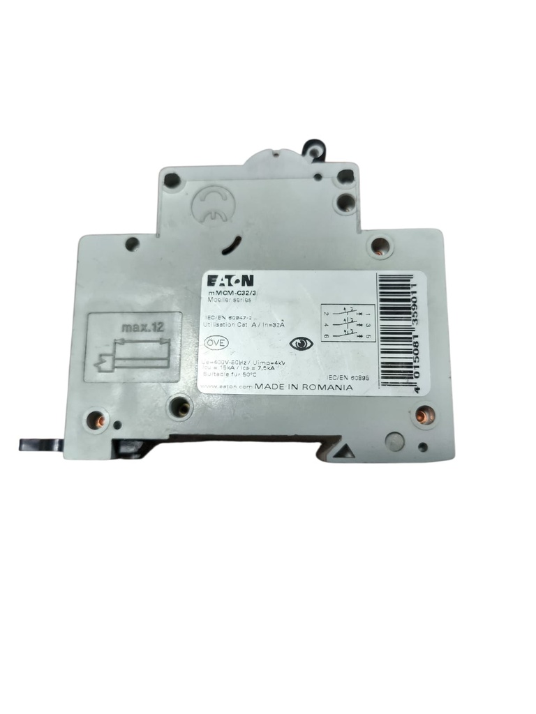 Interruptor Automatico, Riel Din, Corriente 32a, 3 Polos