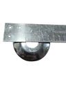 Llave de paso con tapa embellecedor cromado 20 Pulg
