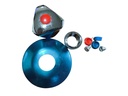 Llave de paso con tapa embellecedor cromado 20 Pulg