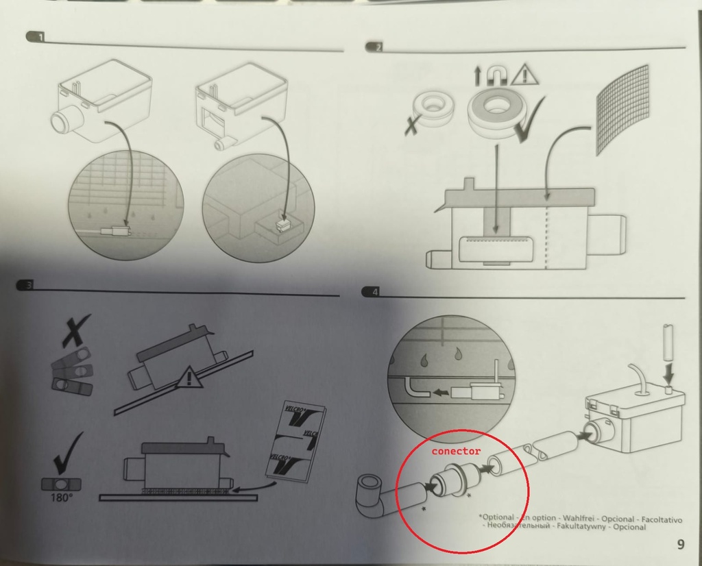 REPUESTO Accesorio conector Aspen para Bombas de Condesnado