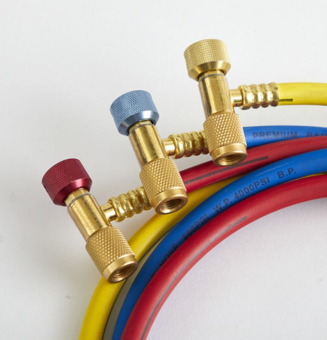 JUEGO DE MANGUERAS CPS 5/16" x 1/4" con Valvula SafeMate™piar)