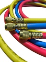 JUEGO DE MANGUERAS MANOMETRO ABLTEK 60"(150 CM) 800-4000 PACK DE 3 MANGUERAS ROJA-AMARILLA-AZUL
