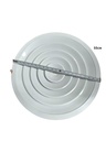 DIFUSOR CIRCULAR METALICO ESMALTADO 14"